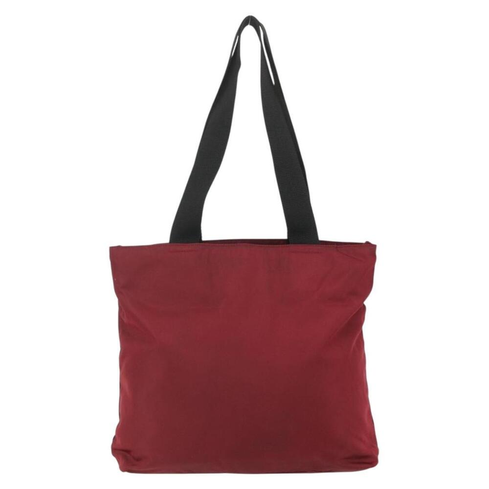 PRADA Sports Tote Bag Nylon Red Silver Auth ti3508 - Picture 2 of 16